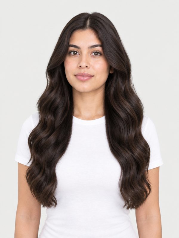 Sofia's hair likeness, natural dark brown